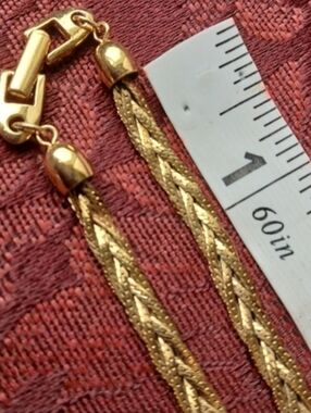 Napier 4 Strand Braided 18" Gold